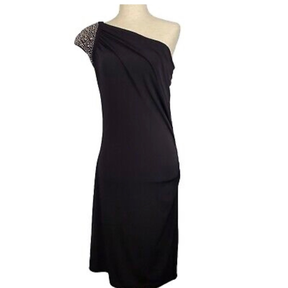 Allen B One Shoulder Dress